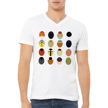 Load image into Gallery viewer, Bird Eggs - Unisex V-Neck T-shirt