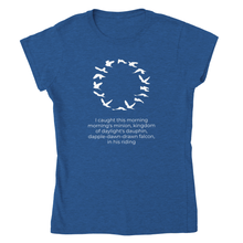 Load image into Gallery viewer, The Windhover - Womens T-shirt - printed front only