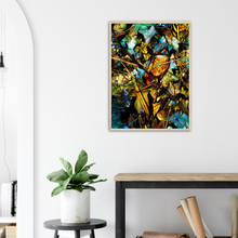 Load image into Gallery viewer, The kingfisher - print + frame