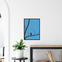 Load image into Gallery viewer, Yellowhammer - digital artwork - print with frame