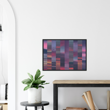 Load image into Gallery viewer, Sky Strips - print with frame