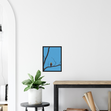 Load image into Gallery viewer, Yellowhammer - digital artwork - print with frame