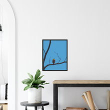 Load image into Gallery viewer, Yellowhammer - digital artwork - print with frame