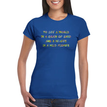 Load image into Gallery viewer, To see world in a grain - Women's T-shirt