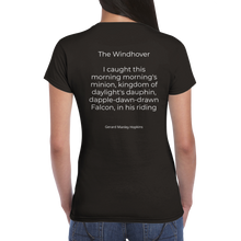 Load image into Gallery viewer, The Windhover - Womens T-shirt - printed front and back
