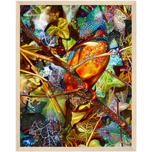 Load image into Gallery viewer, The Queenfisher - print with frame