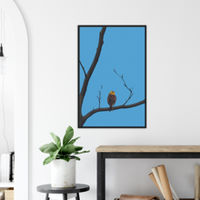 Load image into Gallery viewer, Yellowhammer - digital artwork - print with frame