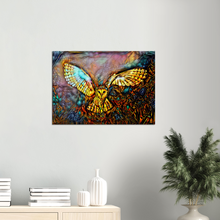 Load image into Gallery viewer, a crack must have opened to let the barn owl in - Canvas