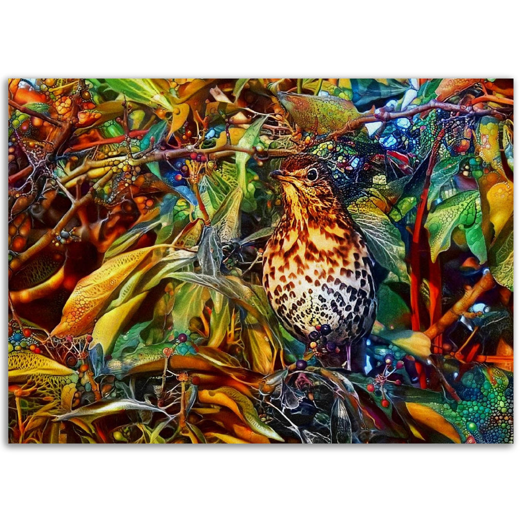 All the thrushes were magic thrushes -- print, no frame