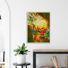 Load image into Gallery viewer, Dreamweb - - painterly version -  Print with Frame
