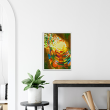 Load image into Gallery viewer, Dreamweb - - painterly version -  Print with Frame
