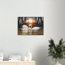 Load image into Gallery viewer, Two Swans - print, no frame

