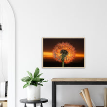 Load image into Gallery viewer, Dandelion Dawn - Print with frame
